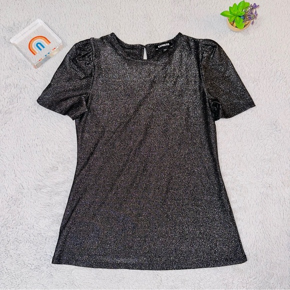 Express metallic sparkle top - Picture 3 of 9